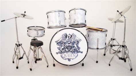 roger taylor queen miniature drum kit etsy