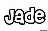 Jade Prenom Fois sketch template
