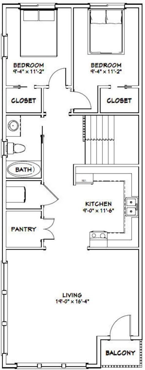 house  bedroom  bath  sq ft  floor etsy garage house plans garage