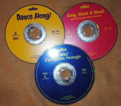 sesame street dvds set   kids favorite songsdance alongsing