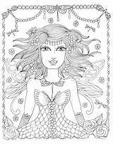 Coloring Fairies Magical Zendoodle Deborah Muller Macmillan Colorful Enter sketch template