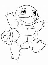 Pokemon Coloring Pages Squirtle sketch template
