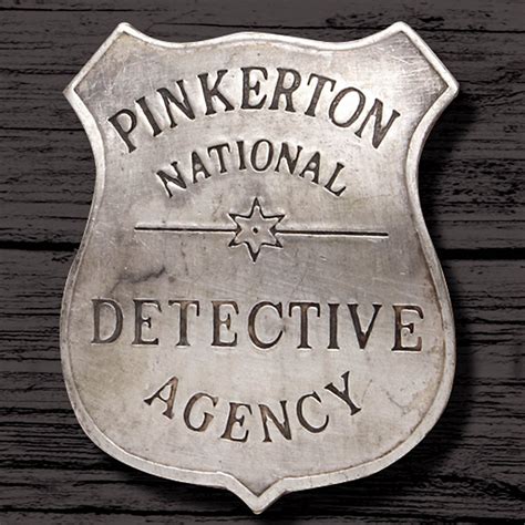 pinkerton detective agency badge costumes  collectibles