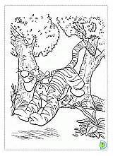 Coloring Tigger Dinokids Pages Coloringdisney sketch template