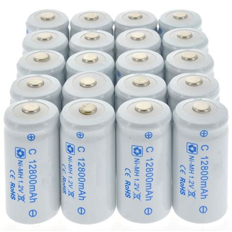pcs mah  size rechargeable batteries    cell ni mh battery  rechargeable