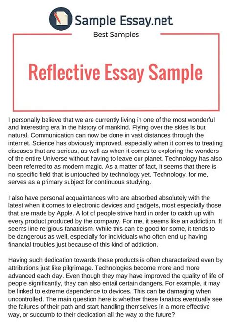 expository essay samples   facts   reflective essay