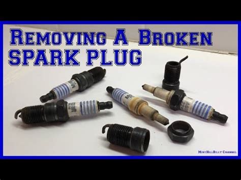 remove broken spark plug  easy