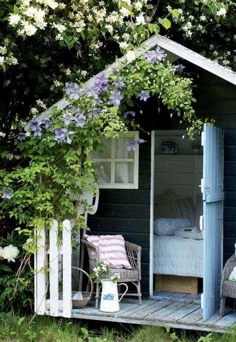 cute  inspiring garden shed ideas home design