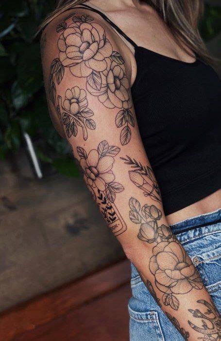 120 Pretty And Girly Half Sleeve Tattoo Ideas For Females 46 Off