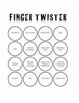 Twister Finger Board Russia sketch template