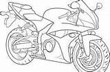 Colorat Motociclete sketch template