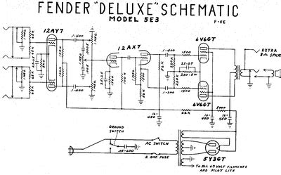 fender champ amp schematic