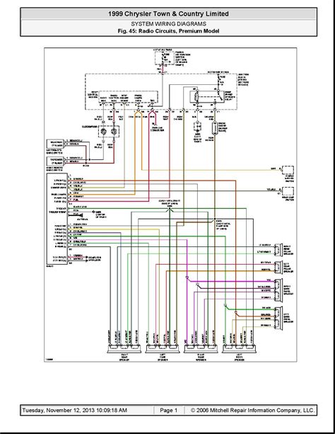 chrysler radio wiring diagram