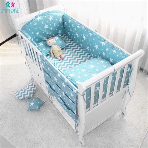 cotton breathable baby crib bumper pads crib liner  sets