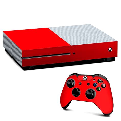 skins decal vinyl wrap  xbox   console decal stickers skins cover solid red color