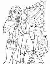 Coloring Pages Girls Fashion Kids sketch template