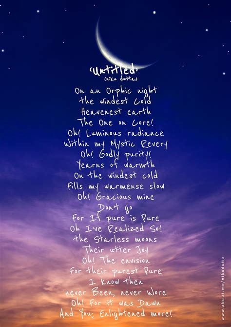 untitled poem poetic light moon stars love