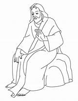 Pages Adult Christ Bestcoloringpages Coloringme Procoloring sketch template