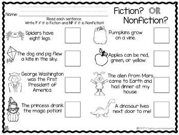 fiction  nonfiction activities unit nonfiction activities fiction  nonfiction nonfiction