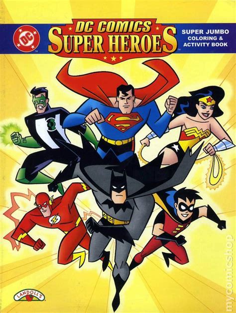 dc comics super heroes coloring book sc  comic books