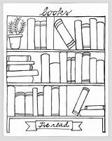 Bookshelf Bullet Organizer Organizers Doodle Bookcase Lecture Journaling sketch template