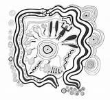 Mandalas Mandala Aboriginal Aborigene Australie Coloriage Pintar Oceanie Enregistrée Uploaded User sketch template