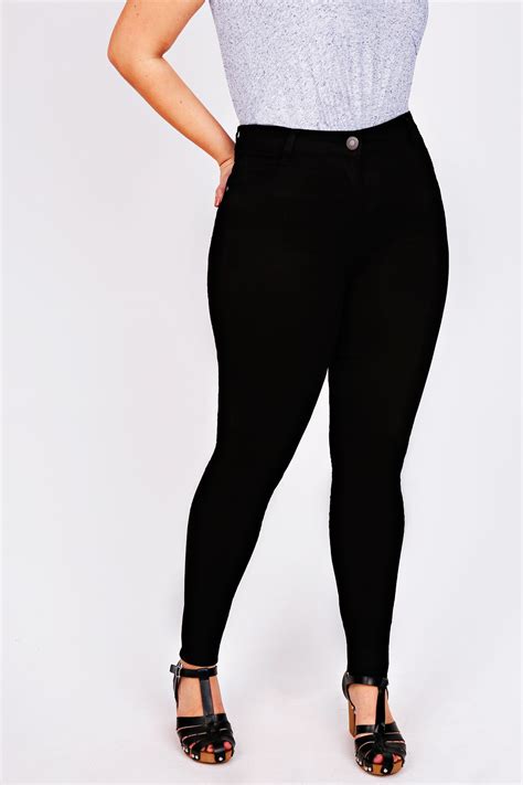 black super stretch skinny jeans  size