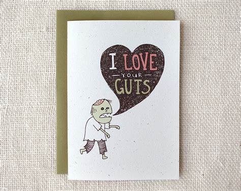 i love your guts 4 bite me and other halloween cards for your
