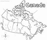 Canada Map Printable Geography Worksheet Maps Learning Worksheets Colouring Country Layers Kids Printables Color Blank Coloring Pages Canadian Grade Template sketch template