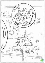 Dinokids Coloring Momo Minky Close sketch template