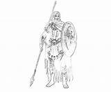 Atlantica Coloring Pages Oracle Character Spartan Another sketch template