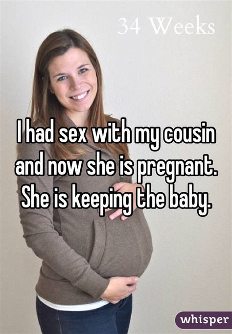 I had sex with cousin