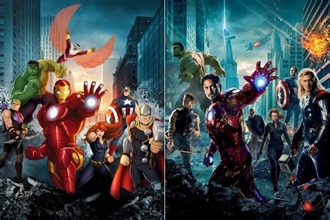 marvel s ‘avengers assemble producers explain movie tie