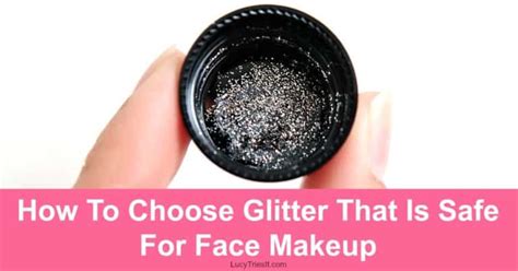 choose   glitter  face makeup