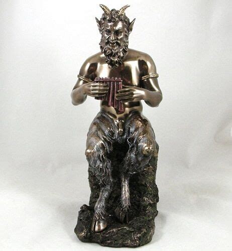 Pan Cloven Hoofed Naked Satyr Statue Greek Mythology Goat