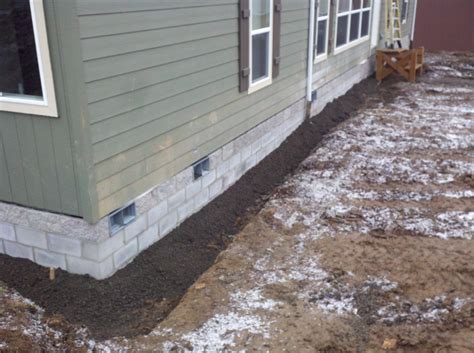 masonry block skirting  mobile home yahoo image search results underpinning mobile home