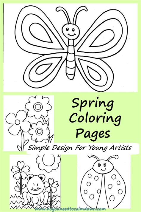 easy printable spring coloring pages  children laxx