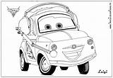 Luigi Coloriages Cars2 Mansion Bagnoles Corvette Ligne Boo sketch template