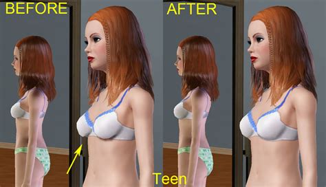 mod the sims base game bra and bikini replacement meshes fixed for