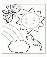 Coloring Summer Pages Season Preschool Vacation Holiday Print Drawing Printable Color Toddlers Getdrawings Comments Book Getcolorings Coloringhome sketch template