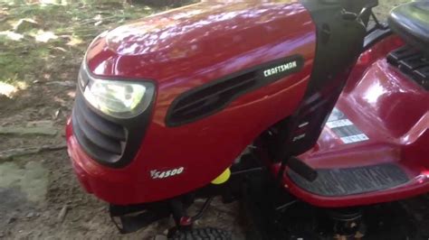 craftsman ys lawn tractor review youtube