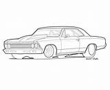 Chevy Chevelle 66 Drawings Car Cars Drawing Impala 1967 Ss Chevrolet Sketch Cartoon Vincent Progress 1966 Coloring Pages Vector Deviantart sketch template