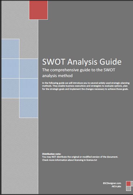 swot analysis  guide business analysis toolkit