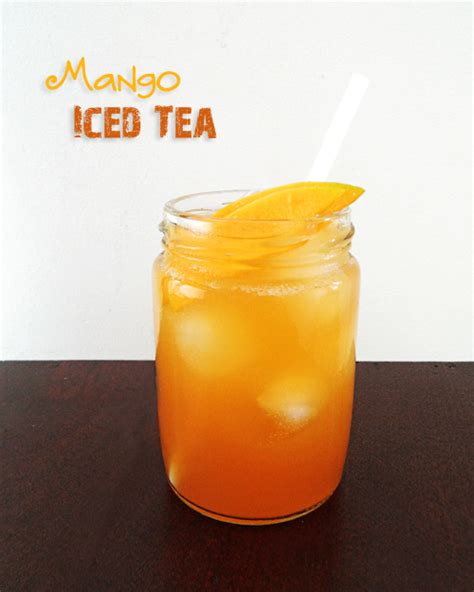 mango iced tea leelalicious