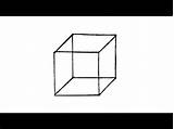 Cube 3d Draw Drawing sketch template