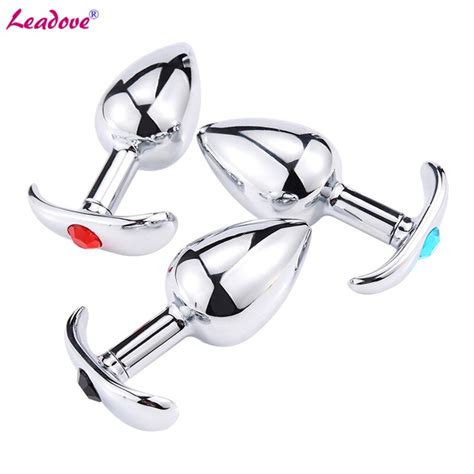 Medium Size Metal Anchor Anal Toy Butt Plug Anal Booty Beads Stainless