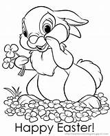 Easter Bunny Coloring Colouring Print Pages Color Printable Kids Happy Disney Children sketch template