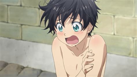 Embarrassed Naked Anime Guy