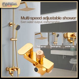 farida  shower set stainless steel high pressure shower head shower