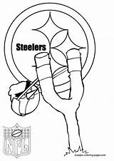 Steelers Coloring Pages Pittsburgh Nfl Logo Draw Learn Online sketch template